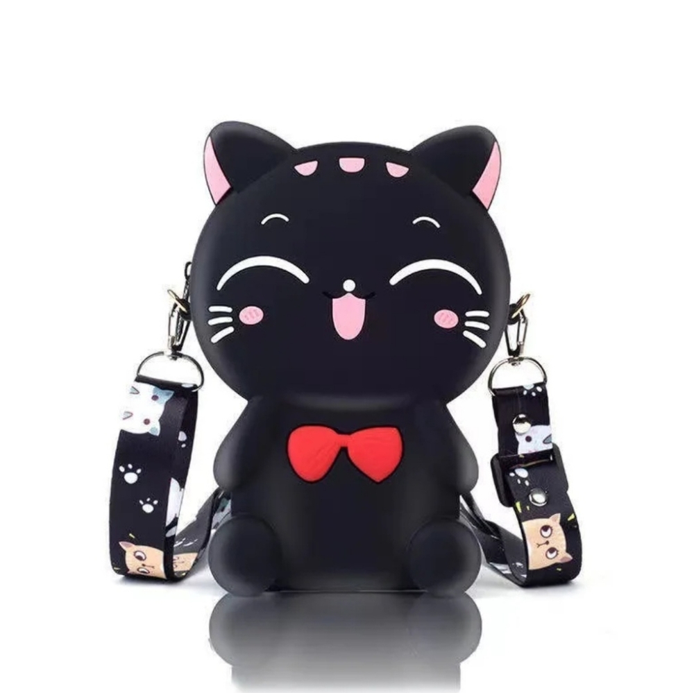 Cute little one's silicone crossbody/ satchel coin purse